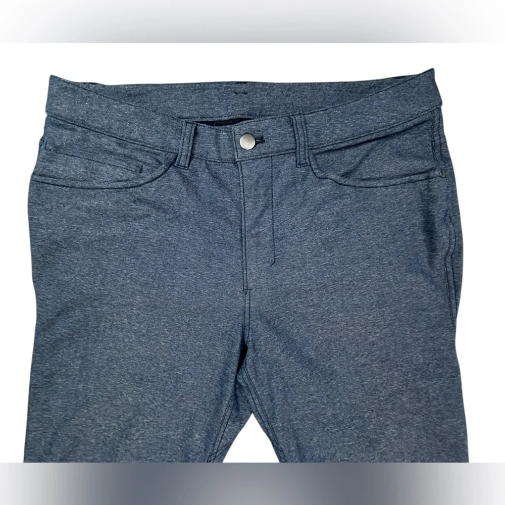 Lululemon | ABC Pant Slim Tech Canvas | Heathered‎ Deep Navy | 31 | Like New!!